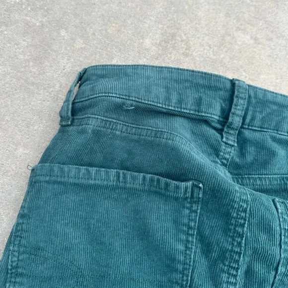 American Eagle AE button stretchy corduroy flare leg wide jean pant boot cut - Picture 9 of 9